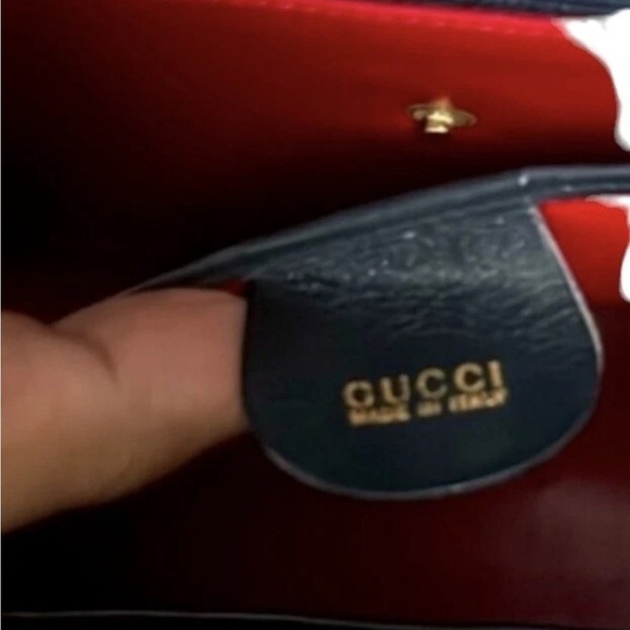 Gucci Trending Vintage Black Leather Crossbody Satchel Bag - Picture 4 of 12